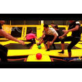 Commercial Fitness Trampoline Indoor Rectangle Trampoline Parks with Climbing Wall